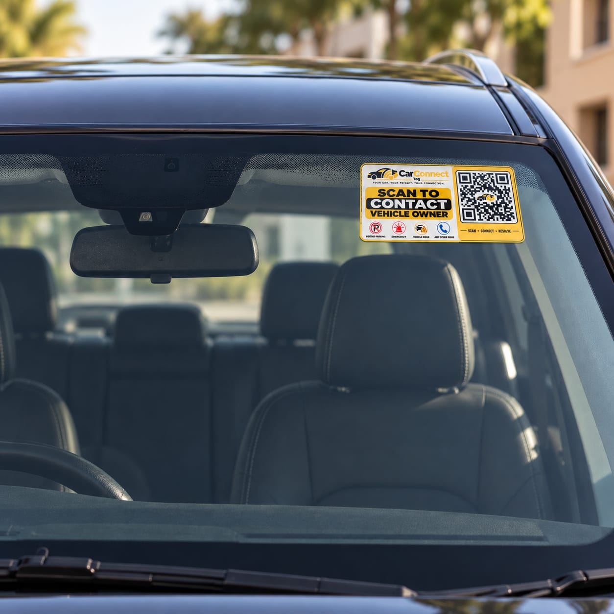 Car Connect Tag Mockup