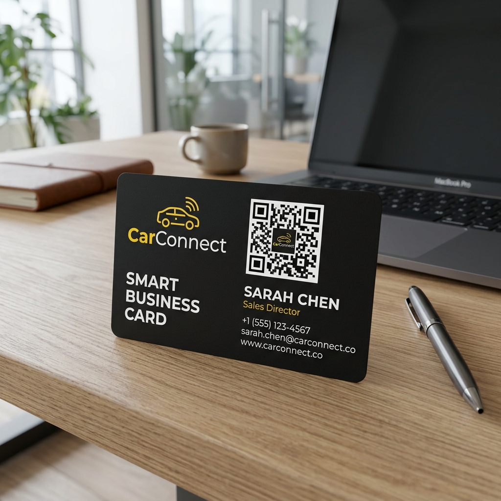 CarConnect Smart NFC & QR Business Card — Tap & Share Profile